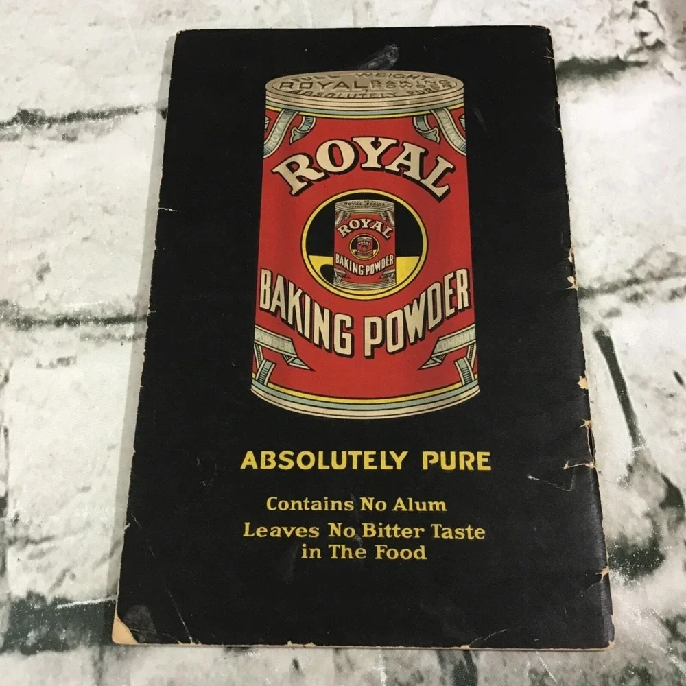 Vintage‎ 1928 Royal Baking Powder Cook Book Bread Cake Cookies Pastry Soup Sauce